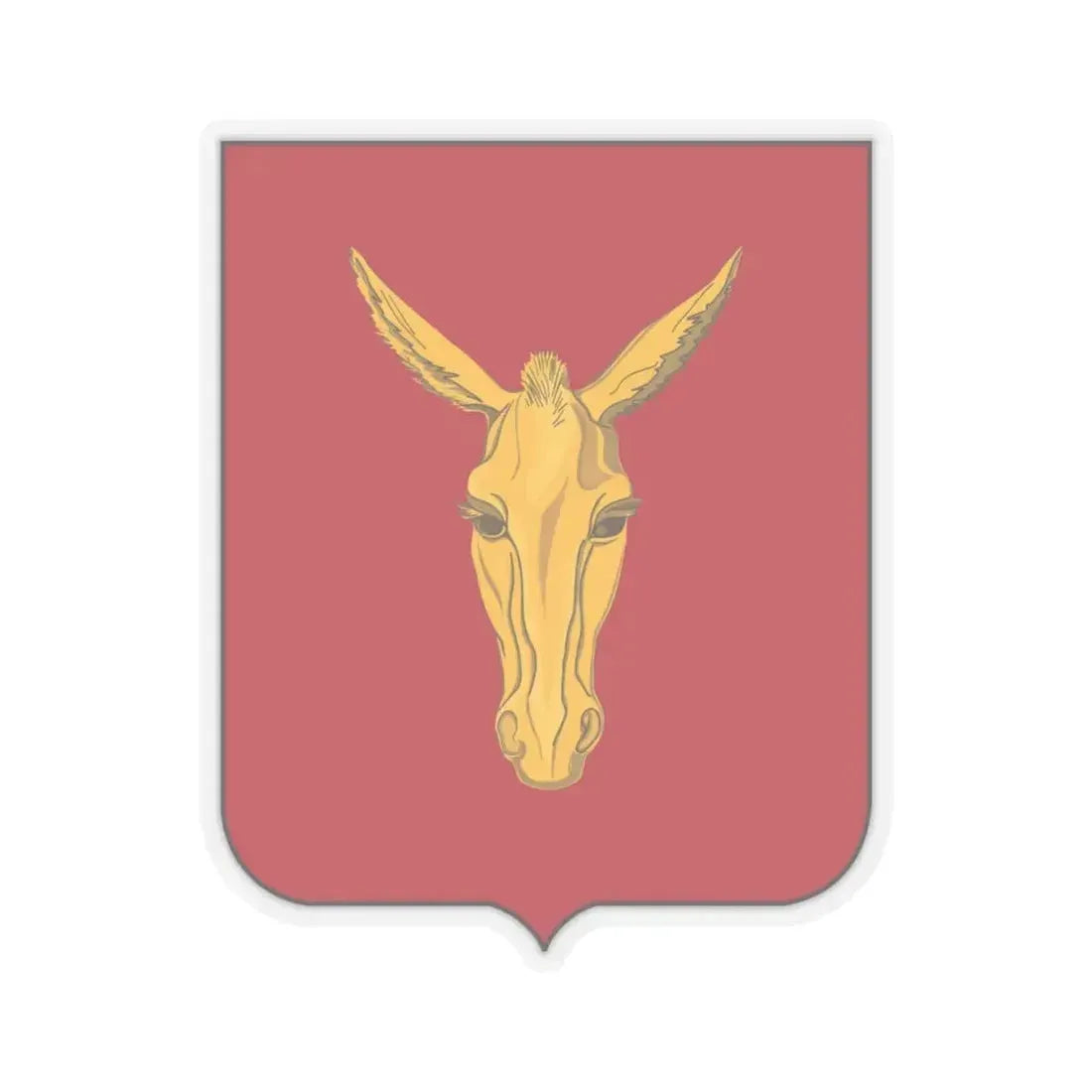 99th Field Artillery Battalion v2 (U.S. Army) STICKER Vinyl Kiss-Cut Decal 6 Inch Transparent - The Sticker Space