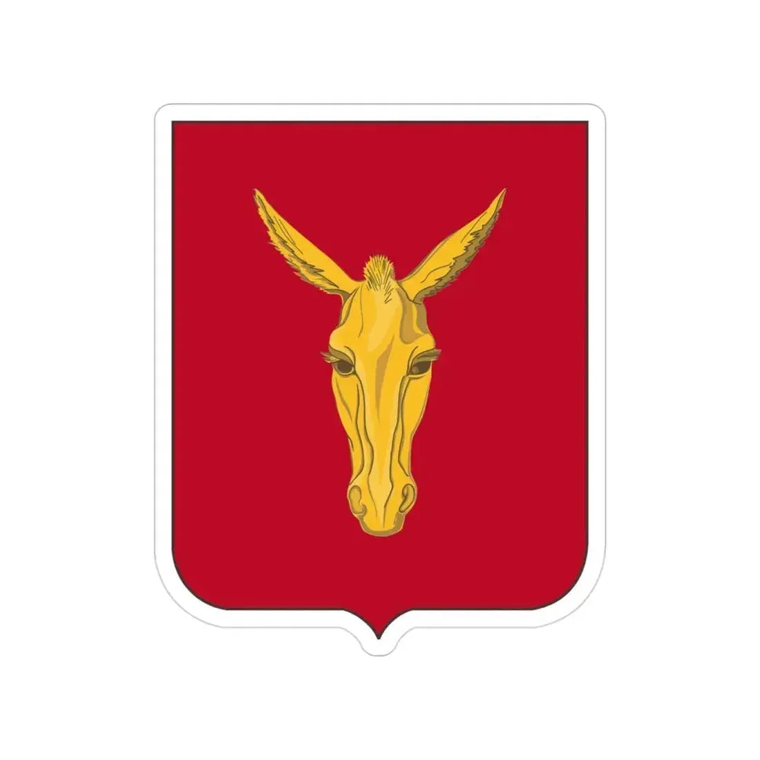 99th Field Artillery Battalion v2 (U.S. Army) Transparent STICKER Die-Cut Vinyl Decal 3 Inch - The Sticker Space