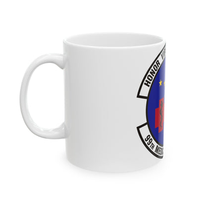 99th Medical Support Squadron (U.S. Air Force) White Coffee Mug-The Sticker Space