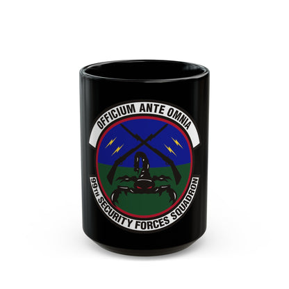 99th Security Forces Squadron (U.S. Air Force) Black Coffee Mug-15oz-The Sticker Space