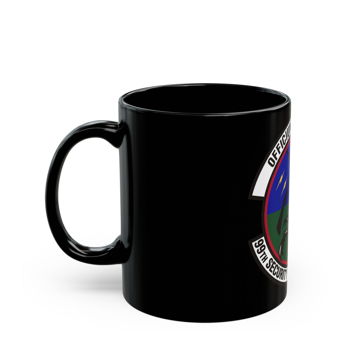 99th Security Forces Squadron (U.S. Air Force) Black Coffee Mug-The Sticker Space