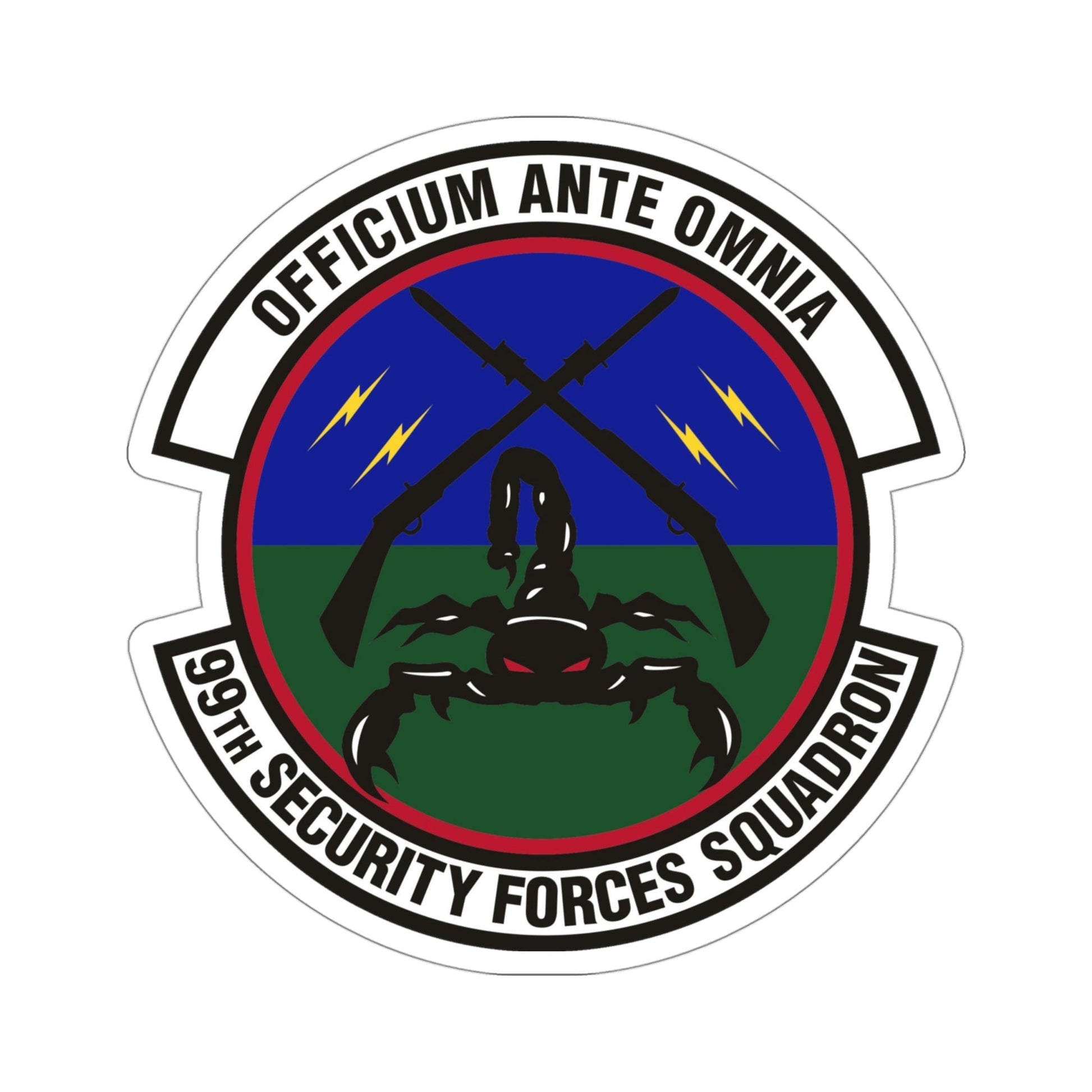 99th Security Forces Squadron (U.S. Air Force) STICKER Vinyl Die-Cut Decal-4 Inch-The Sticker Space