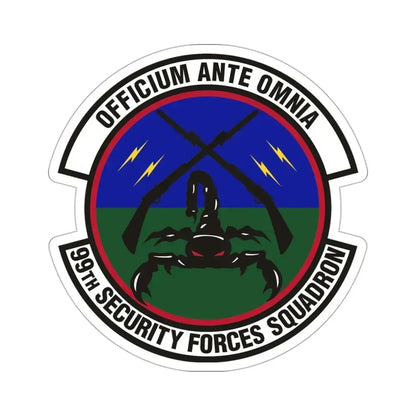 99th Security Forces Squadron (U.S. Air Force) STICKER Vinyl Die-Cut Decal 3 Inch - The Sticker Space