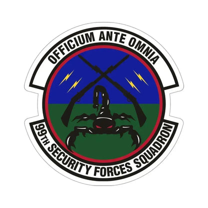 99th Security Forces Squadron (U.S. Air Force) STICKER Vinyl Die-Cut Decal 4 Inch - The Sticker Space