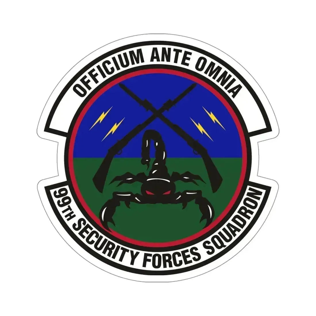 99th Security Forces Squadron (U.S. Air Force) STICKER Vinyl Die-Cut Decal 5 Inch - The Sticker Space