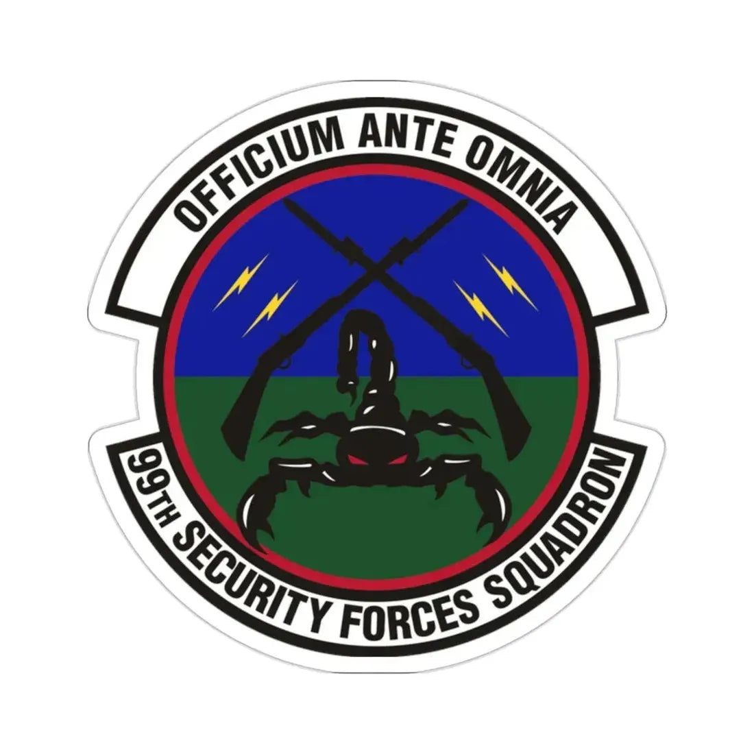 99th Security Forces Squadron (U.S. Air Force) STICKER Vinyl Die-Cut Decal - The Sticker Space