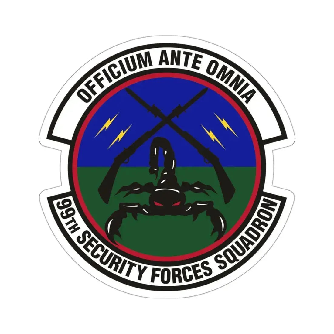99th Security Forces Squadron (U.S. Air Force) STICKER Vinyl Die-Cut Decal - The Sticker Space