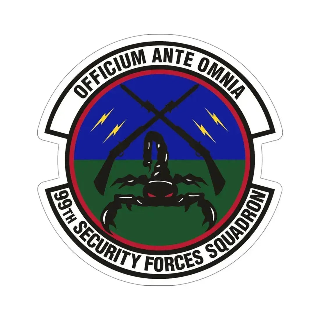 99th Security Forces Squadron (U.S. Air Force) STICKER Vinyl Die-Cut Decal - The Sticker Space