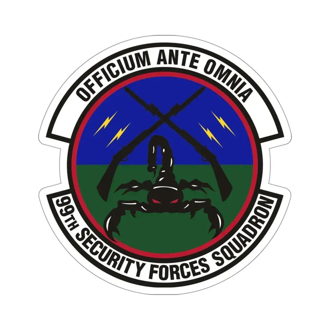 99th Security Forces Squadron (U.S. Air Force) STICKER Vinyl Die-Cut Decal - The Sticker Space
