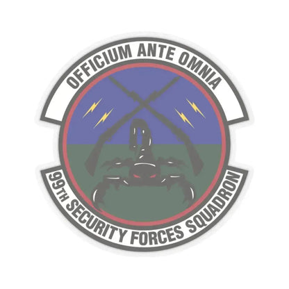 99th Security Forces Squadron (U.S. Air Force) STICKER Vinyl Kiss-Cut Decal - The Sticker Space