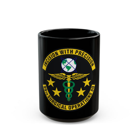 99th Surgical Operations Squadron (U.S. Air Force) Black Coffee Mug-15oz-The Sticker Space