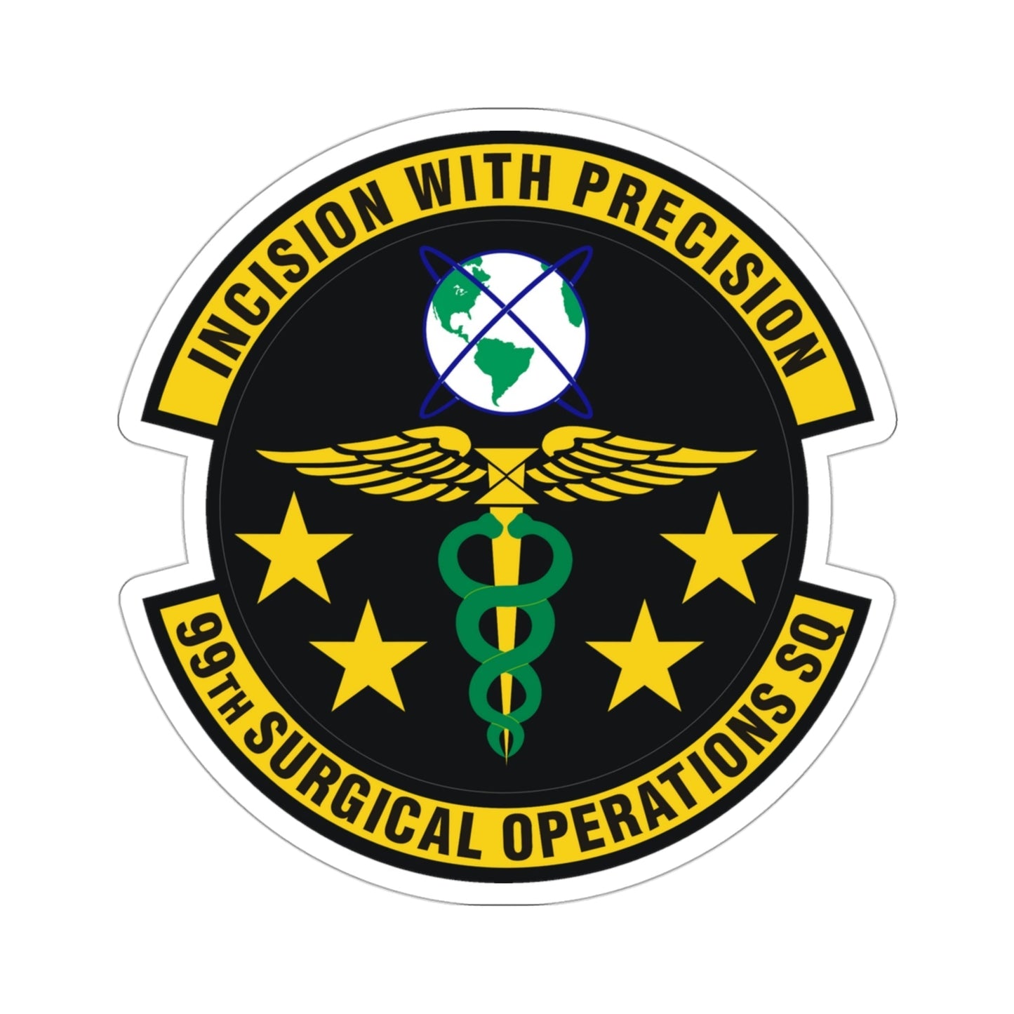 99th Surgical Operations Squadron (U.S. Air Force) STICKER Vinyl Die-Cut Decal-3 Inch-The Sticker Space