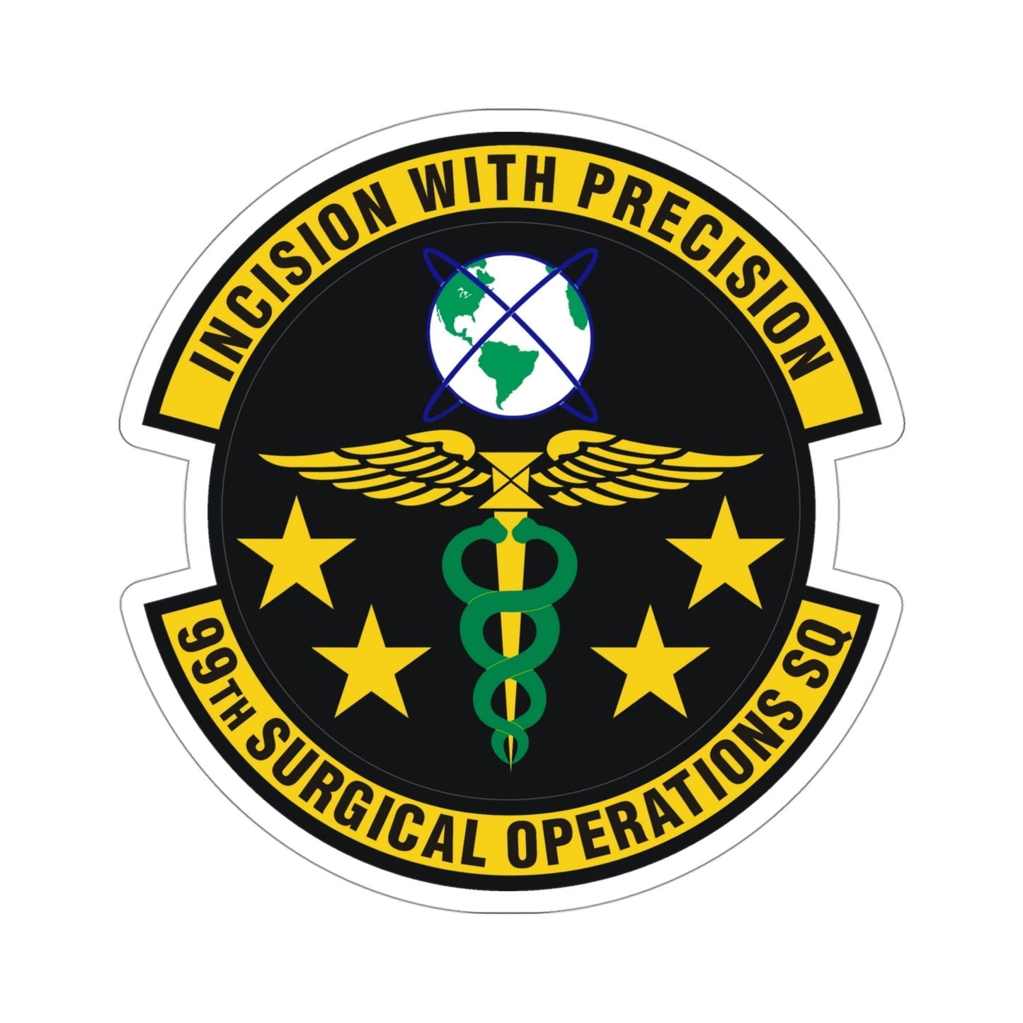 99th Surgical Operations Squadron (U.S. Air Force) STICKER Vinyl Die-Cut Decal-4 Inch-The Sticker Space