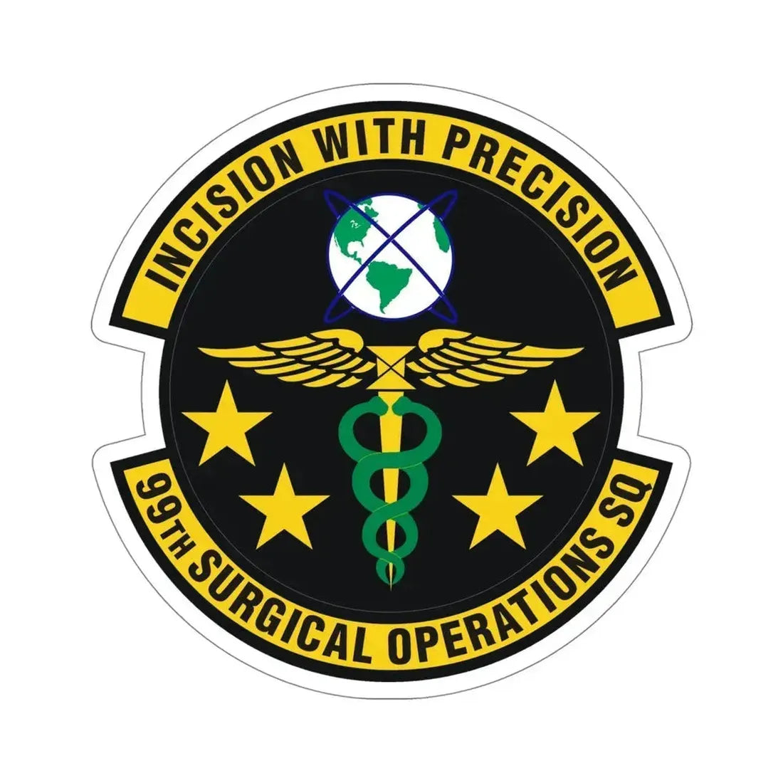 99th Surgical Operations Squadron (U.S. Air Force) STICKER Vinyl Die-Cut Decal 5 Inch - The Sticker Space