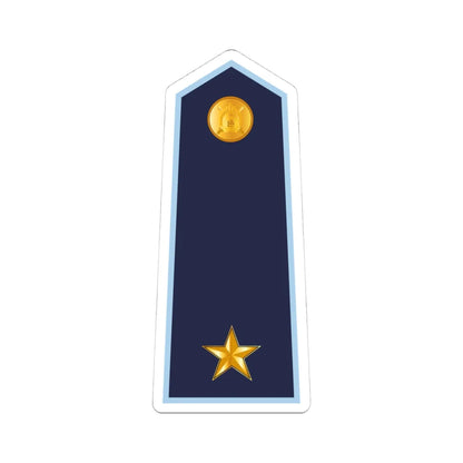 9.LVAF 2LT (Latvia) (Military Rank) STICKER Vinyl Kiss-Cut Decal 4 Inch White - The Sticker Space
