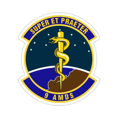 9th Aerospace Medicine Squadron (U.S. Air Force) STICKER Vinyl Die-Cut Decal - The Sticker Space