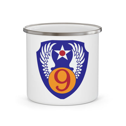 9th Air Force (U.S. Army) 12oz Enamel Mug-12oz-The Sticker Space