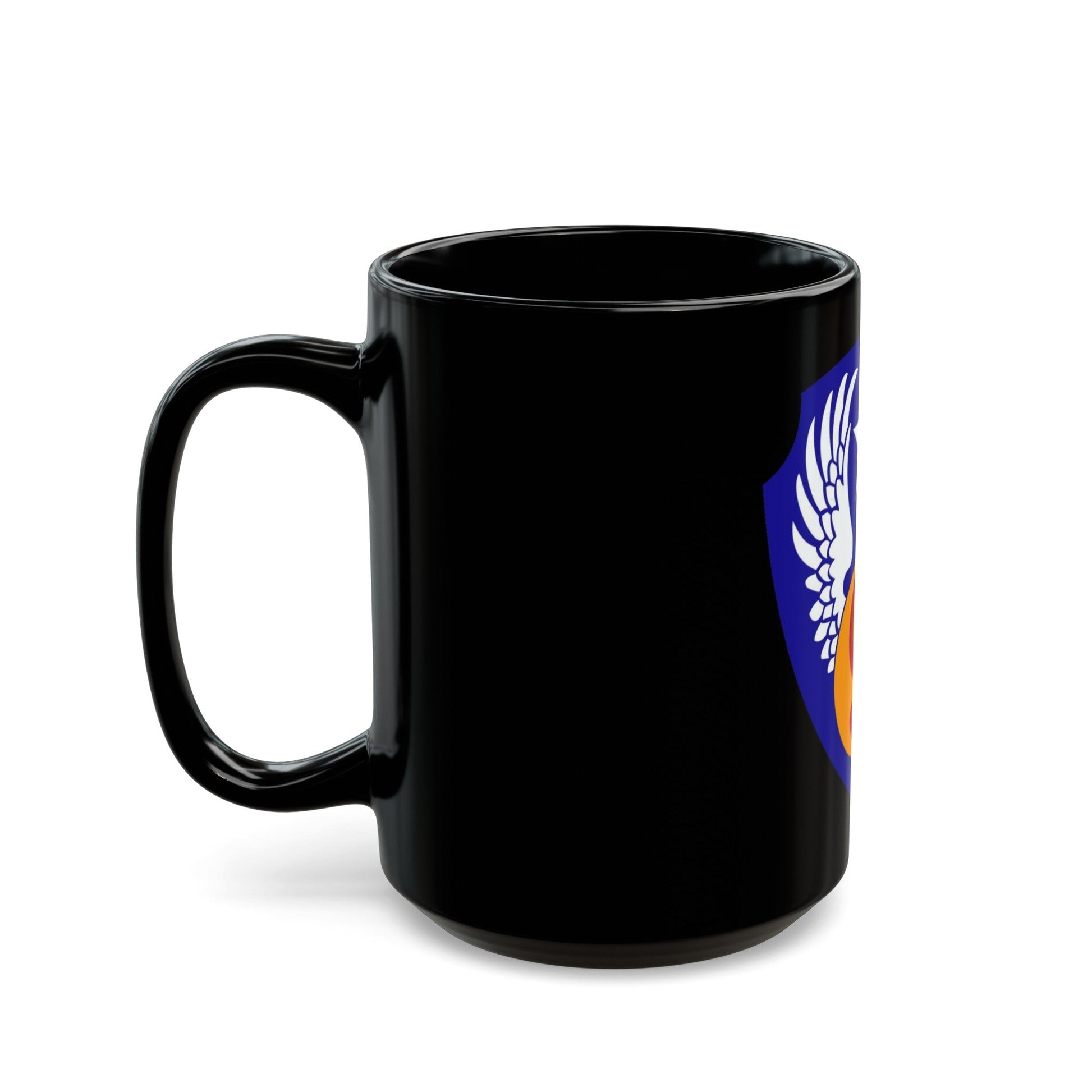 9th Air Force (U.S. Army) Black Coffee Mug-The Sticker Space