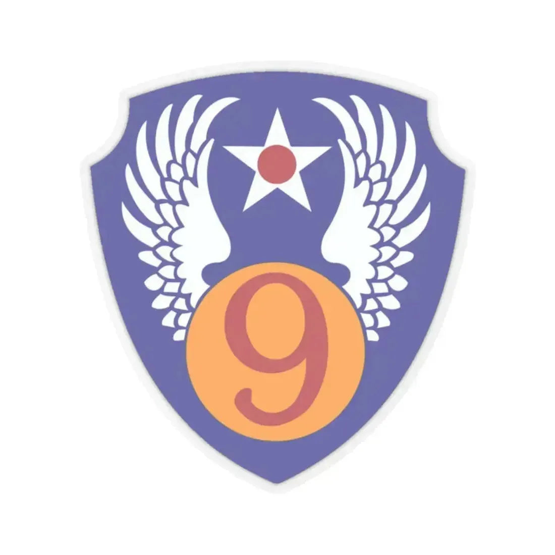 9th Air Force (U.S. Army) STICKER Vinyl Kiss-Cut Decal 2 Inch Transparent - The Sticker Space