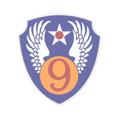 9th Air Force (U.S. Army) STICKER Vinyl Kiss-Cut Decal 2 Inch Transparent - The Sticker Space