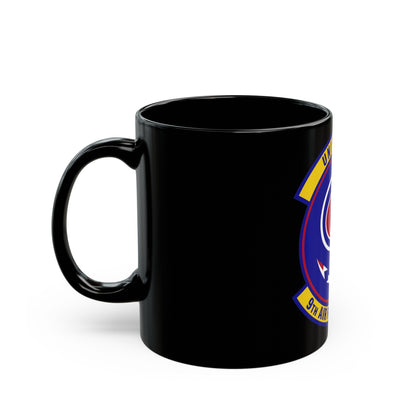 9th Air Refueling Squadron (U.S. Air Force) Black Coffee Mug-The Sticker Space