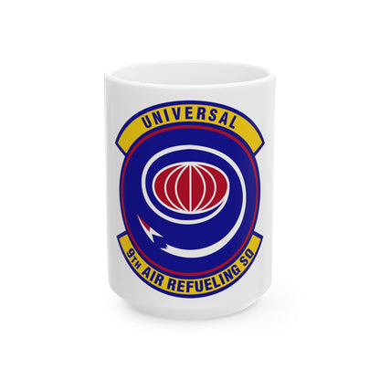 9th Air Refueling Squadron (U.S. Air Force) White Coffee Mug-15oz-The Sticker Space