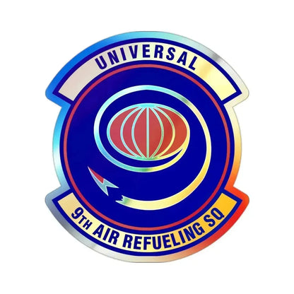 9th Air Refueling Squadron (U.S. Air Force) Holographic STICKER Die-Cut Vinyl Decal 2 Inch - The Sticker Space