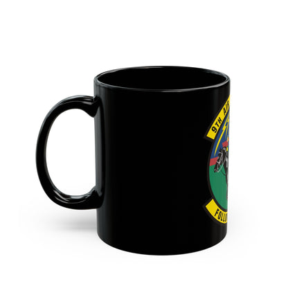 9th Air Support Operations Squadron (U.S. Air Force) Black Coffee Mug-The Sticker Space