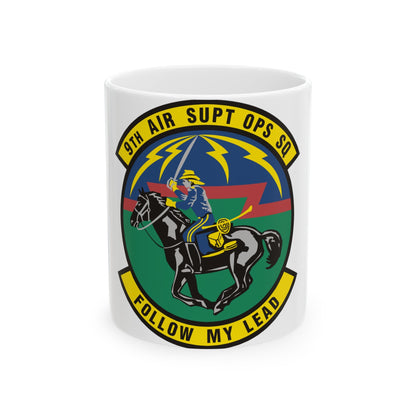 9th Air Support Operations Squadron (U.S. Air Force) White Coffee Mug-11oz-The Sticker Space