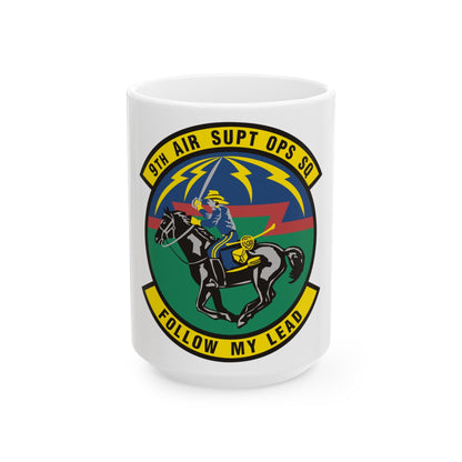 9th Air Support Operations Squadron (U.S. Air Force) White Coffee Mug-15oz-The Sticker Space