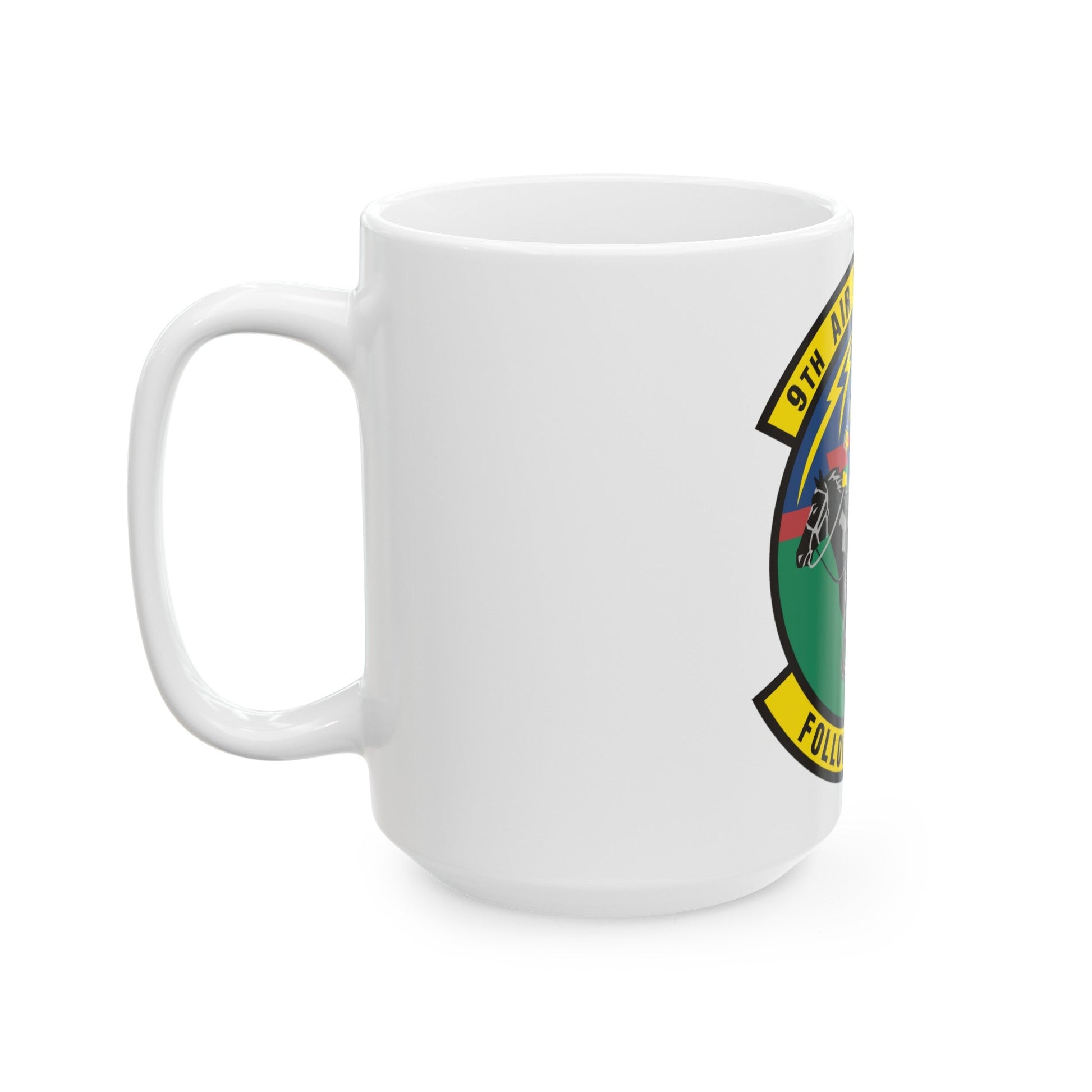 9th Air Support Operations Squadron (U.S. Air Force) White Coffee Mug-The Sticker Space