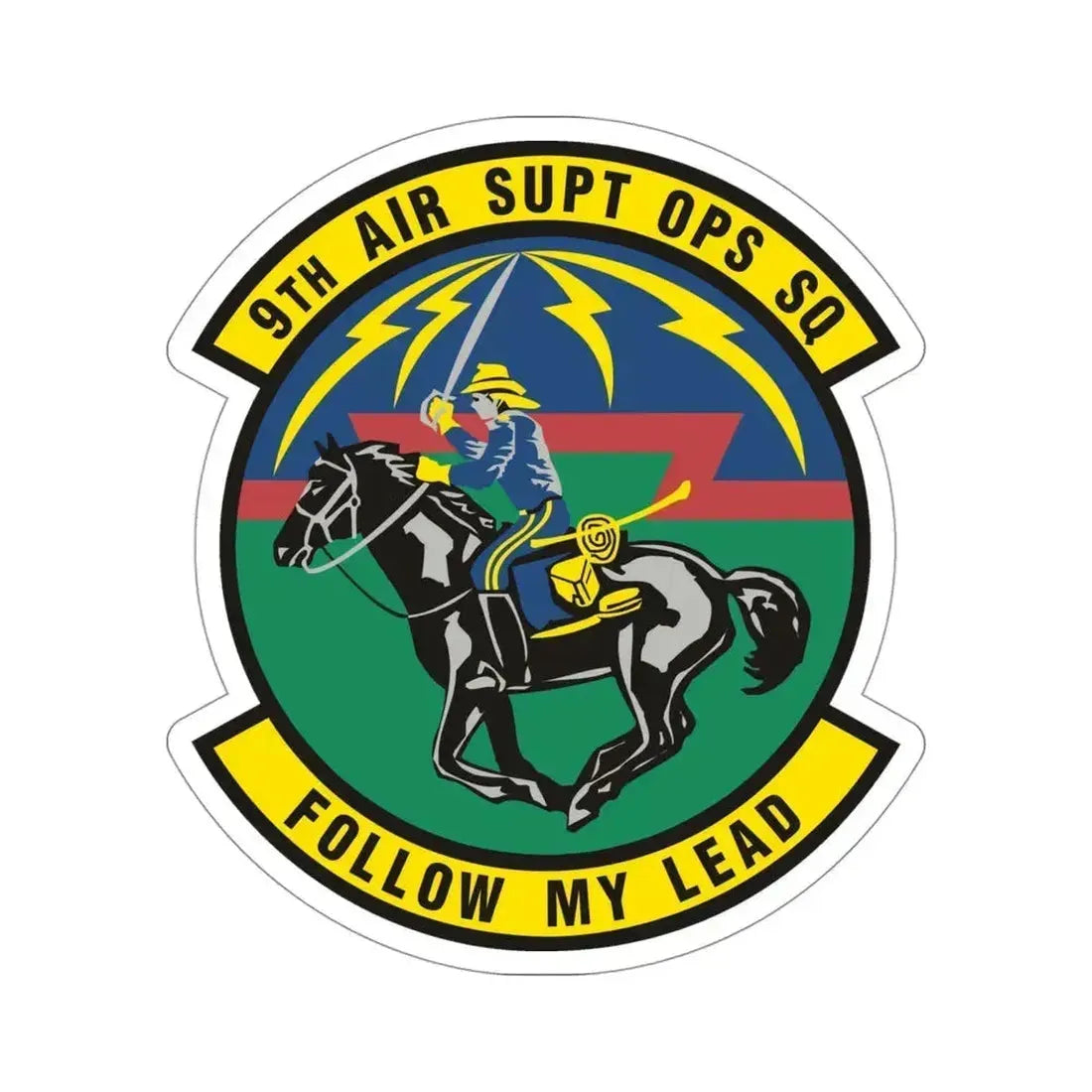 9th Air Support Operations Squadron (U.S. Air Force) STICKER Vinyl Die-Cut Decal 4 Inch - The Sticker Space