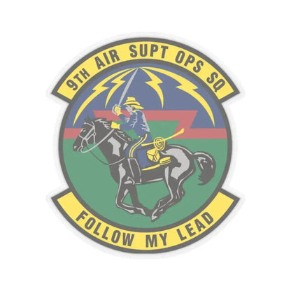 9th Air Support Operations Squadron (U.S. Air Force) STICKER Vinyl Kiss-Cut Decal 2 Inch Transparent - The Sticker Space