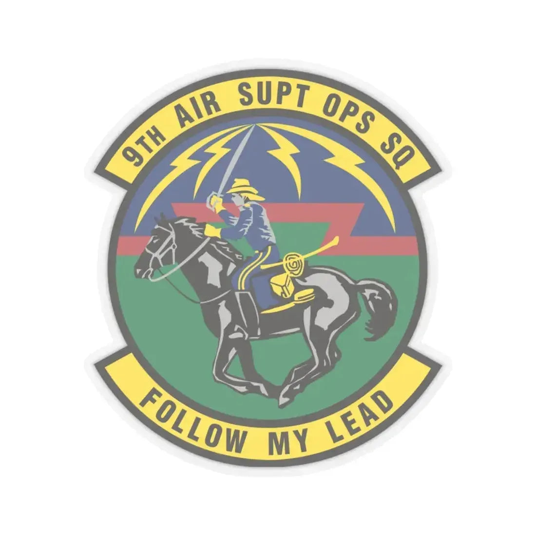 9th Air Support Operations Squadron (U.S. Air Force) STICKER Vinyl Kiss-Cut Decal - The Sticker Space
