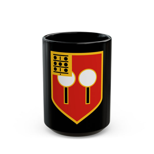 9th Field Artillery Regiment (U.S. Army) Black Coffee Mug-15oz-The Sticker Space