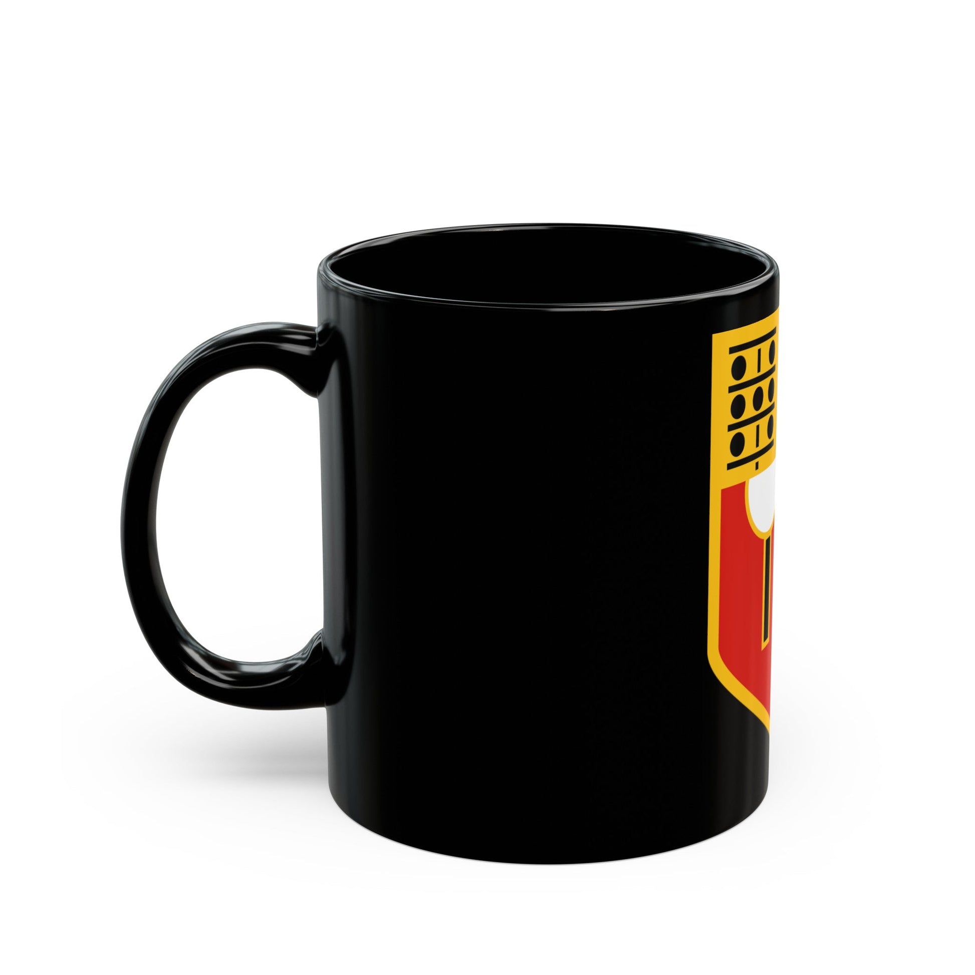 9th Field Artillery Regiment (U.S. Army) Black Coffee Mug-The Sticker Space