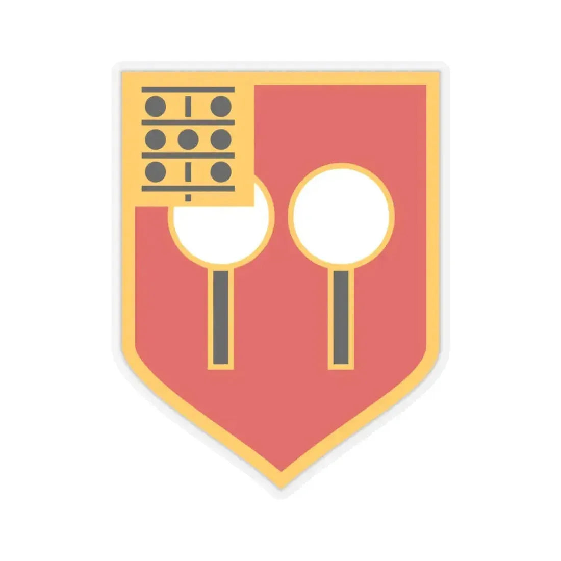 9th Field Artillery Regiment (U.S. Army) STICKER Vinyl Kiss-Cut Decal 6 Inch Transparent - The Sticker Space