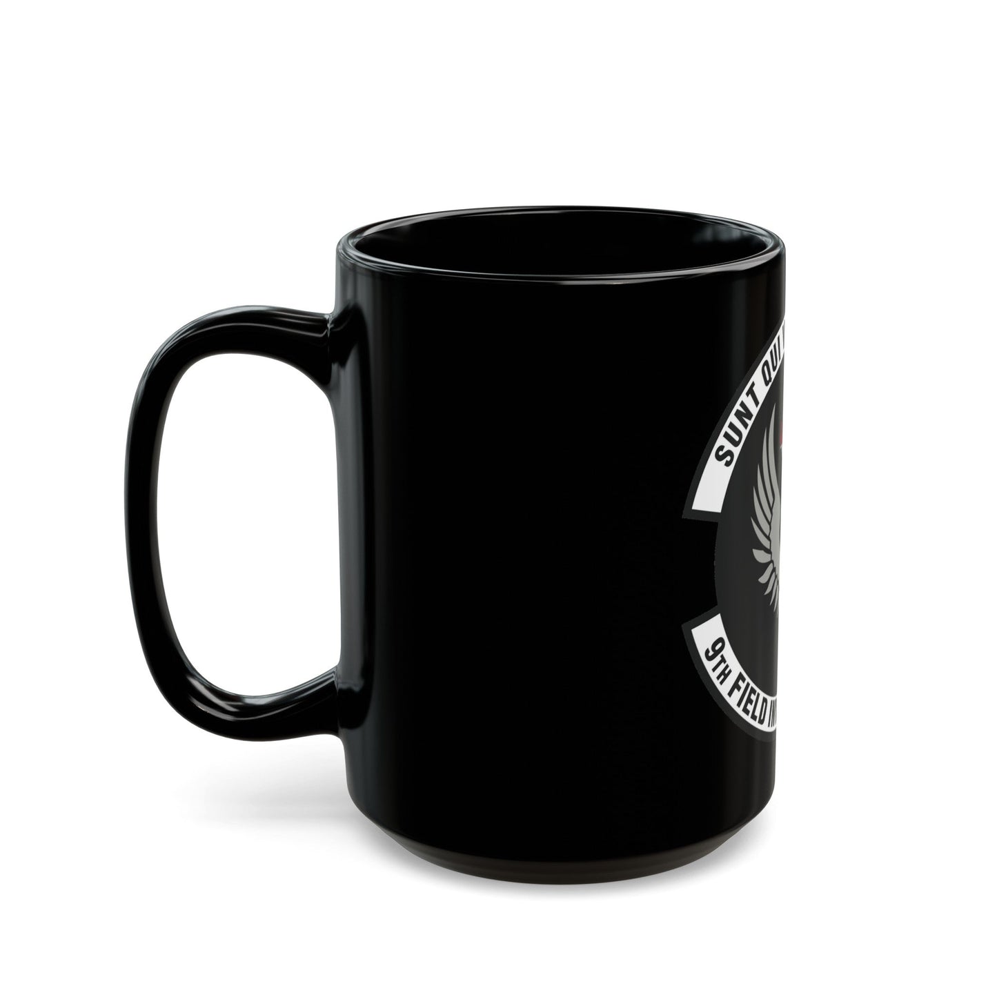 9th Field Investigations Squadron (U.S. Air Force) Black Coffee Mug-The Sticker Space