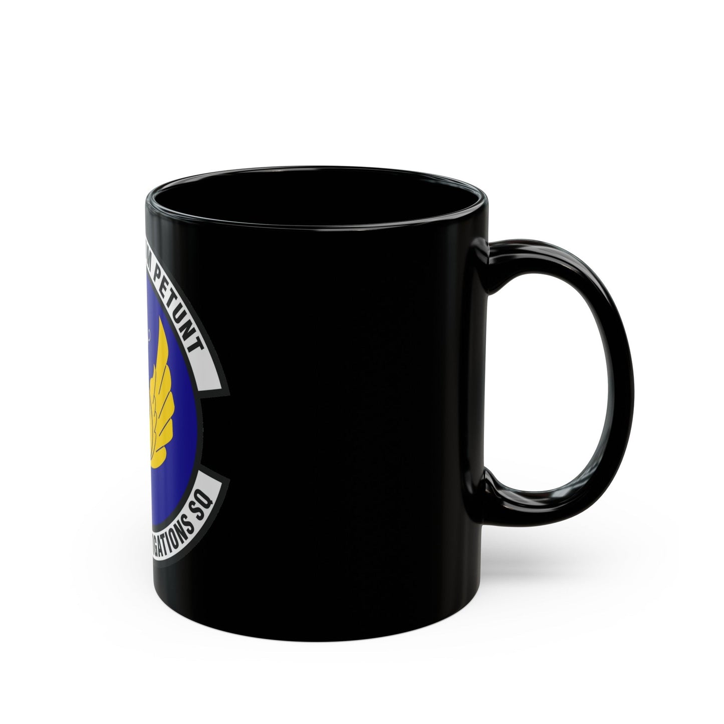 9th Field Investigations Squadron (U.S. Air Force) Black Coffee Mug-The Sticker Space