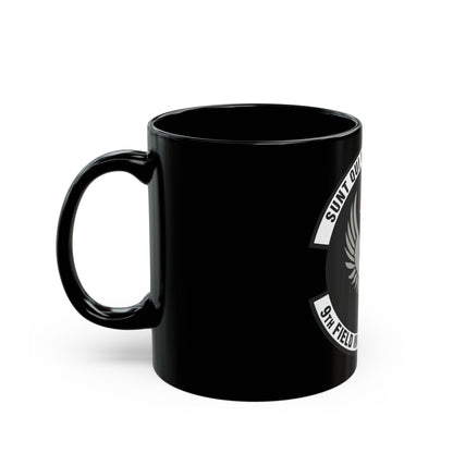 9th Field Investigations Squadron (U.S. Air Force) Black Coffee Mug-The Sticker Space