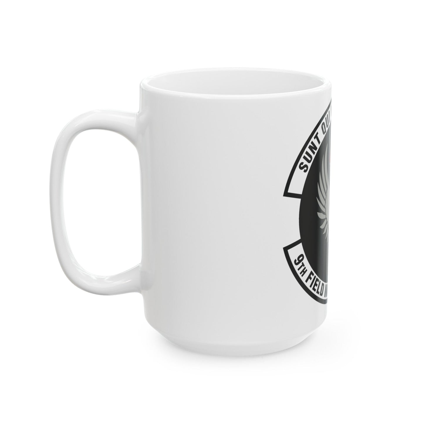 9th Field Investigations Squadron (U.S. Air Force) White Coffee Mug-The Sticker Space