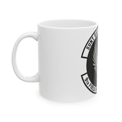 9th Field Investigations Squadron (U.S. Air Force) White Coffee Mug-The Sticker Space