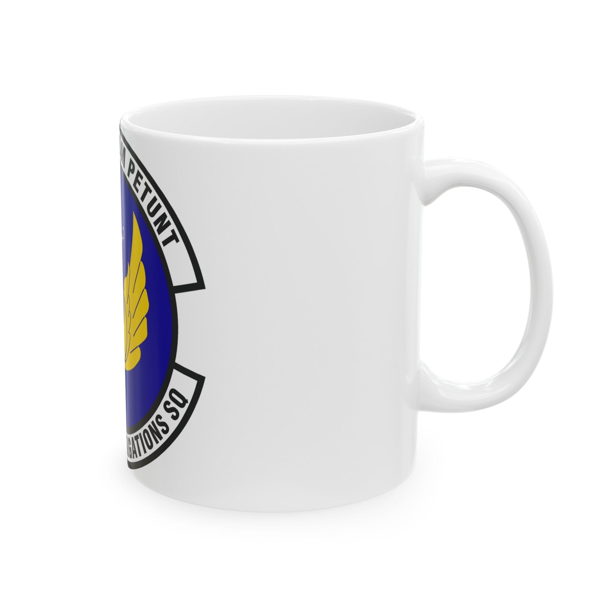 9th Field Investigations Squadron (U.S. Air Force) White Coffee Mug-The Sticker Space