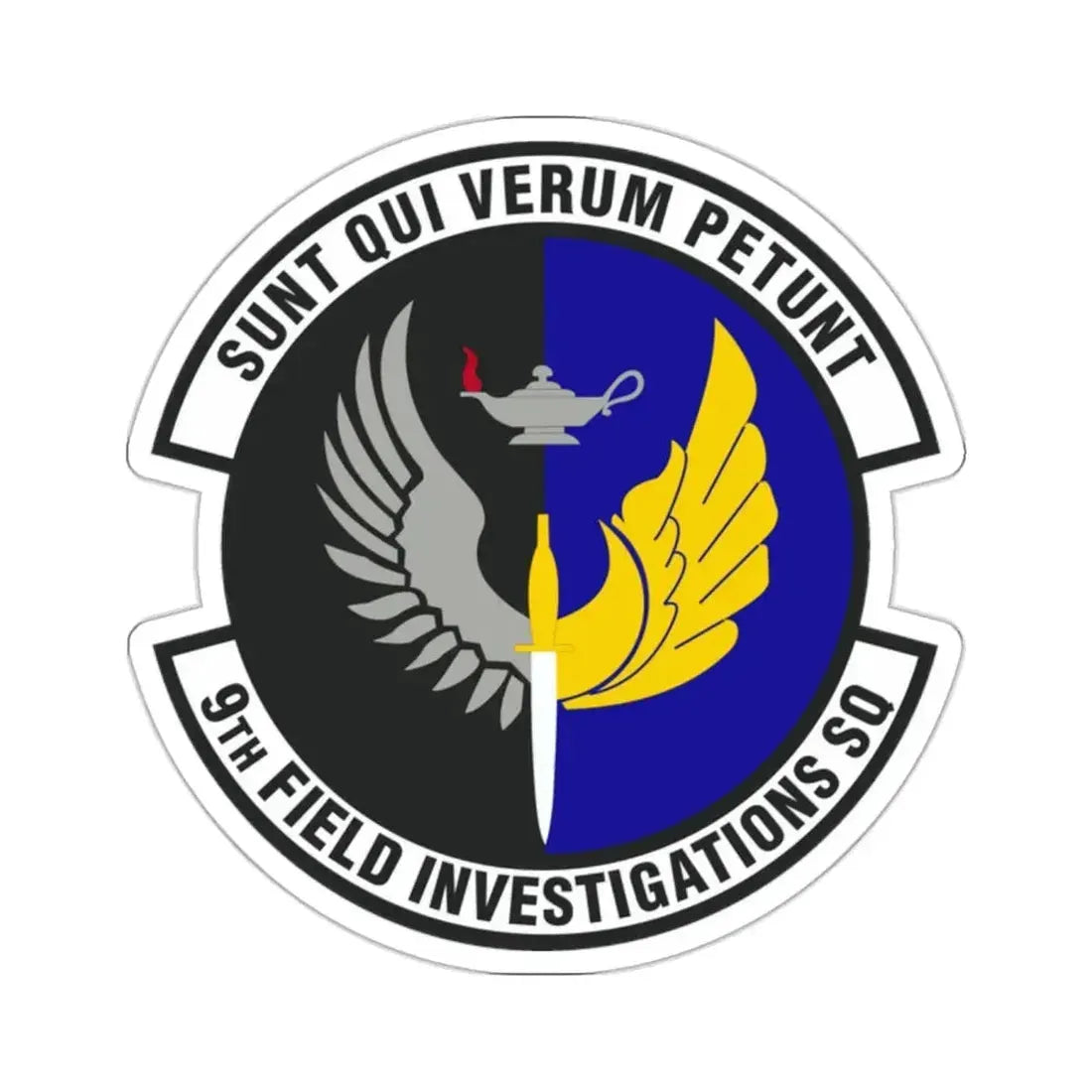 9th Field Investigations Squadron (U.S. Air Force) STICKER Vinyl Kiss-Cut Decal - The Sticker Space