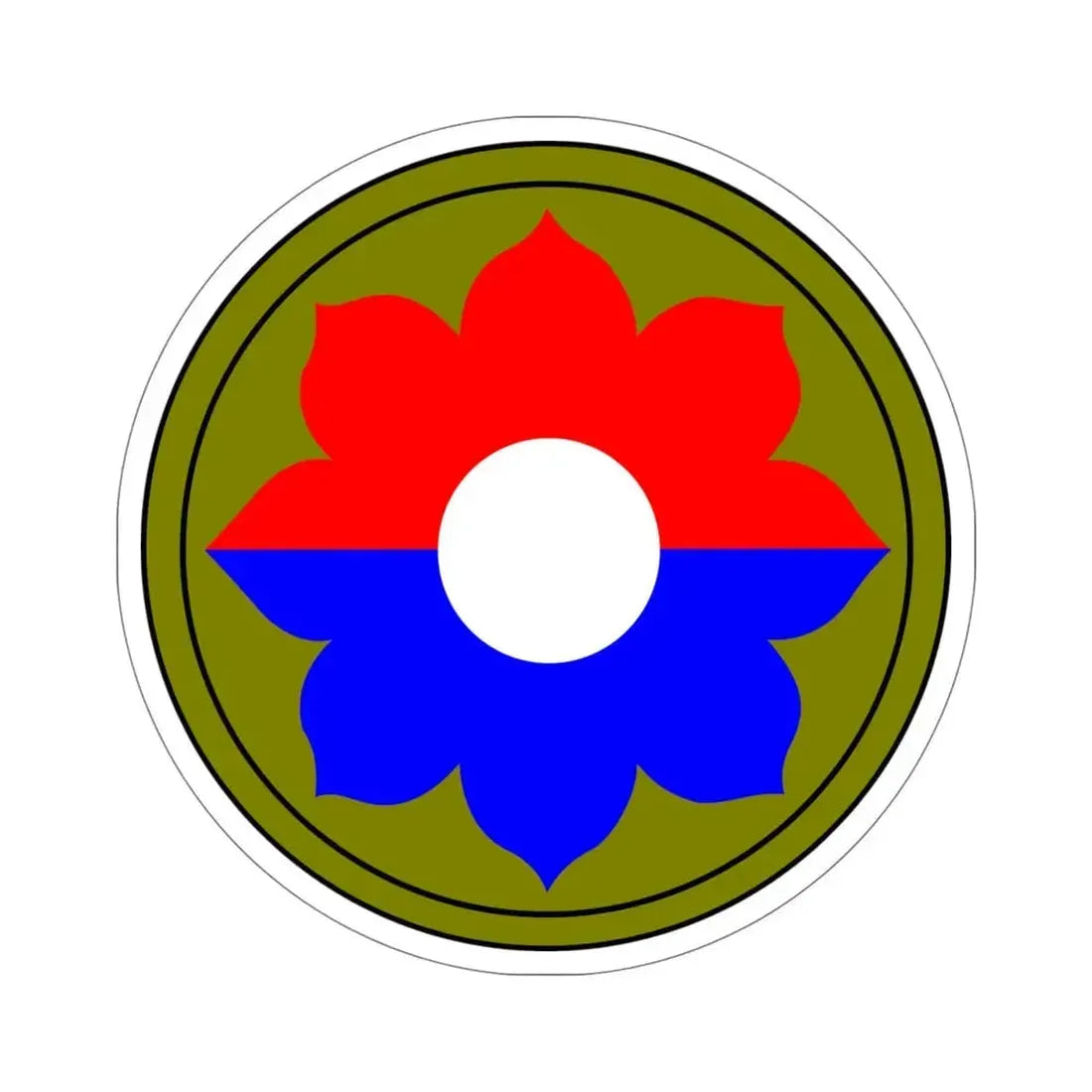 9th Infantry Division (U.S. Army) STICKER Vinyl Die-Cut Decal 5 Inch - The Sticker Space