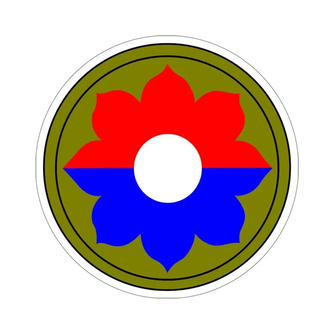 9th Infantry Division (U.S. Army) STICKER Vinyl Die-Cut Decal 6 Inch - The Sticker Space
