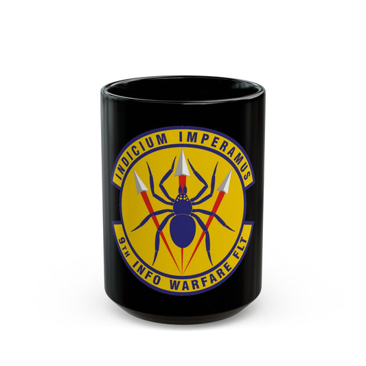 9th Information Warfare Flight (U.S. Air Force) Black Coffee Mug-15oz-The Sticker Space