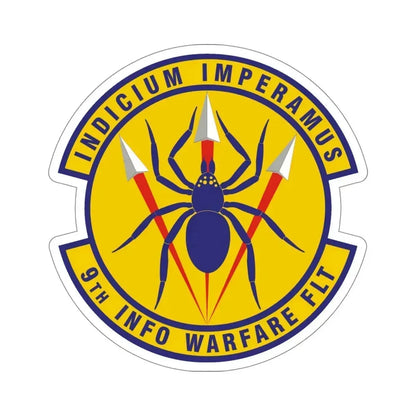 9th Information Warfare Flight (U.S. Air Force) STICKER Vinyl Die-Cut Decal 5 Inch - The Sticker Space