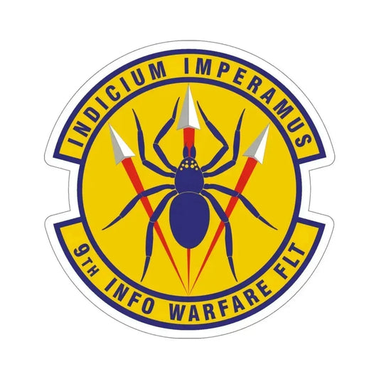 9th Information Warfare Flight (U.S. Air Force) STICKER Vinyl Die-Cut Decal 6 Inch - The Sticker Space