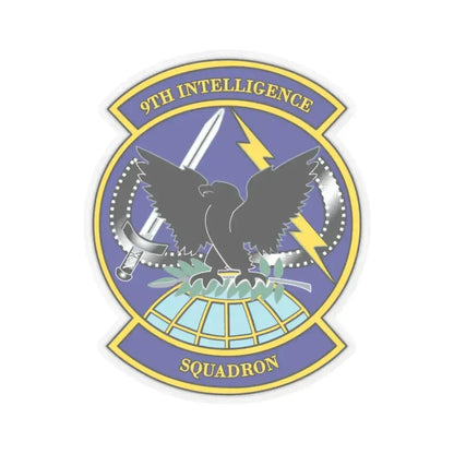 9th Intelligence Sq (U.S. Air Force) STICKER Vinyl Kiss-Cut Decal 3 Inch Transparent - The Sticker Space